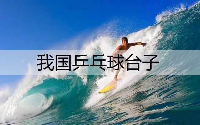 我国乒乓球台子